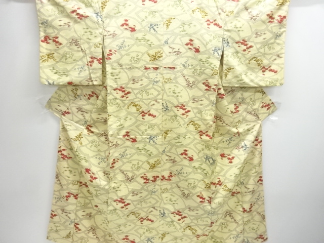 JAPANESE KIMONO / KOMON / FLOWER
